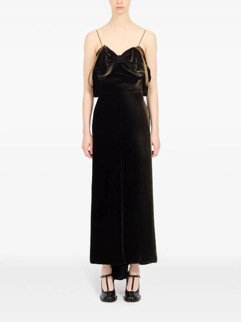 Maison Margiela low-back maxi dress - Green