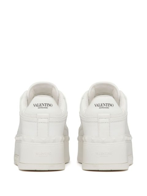 Valentino Garavani Freedots XL leather sneakers - White
