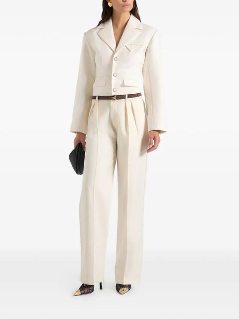 Manière De Voir Prisca cropped blazer - Neutrals - zdjęcie produktu nr 2