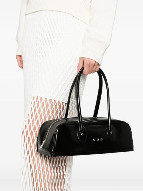 Comme Des Garçons faux-leather shoulder bag - Black - zdjęcie produktu nr 2