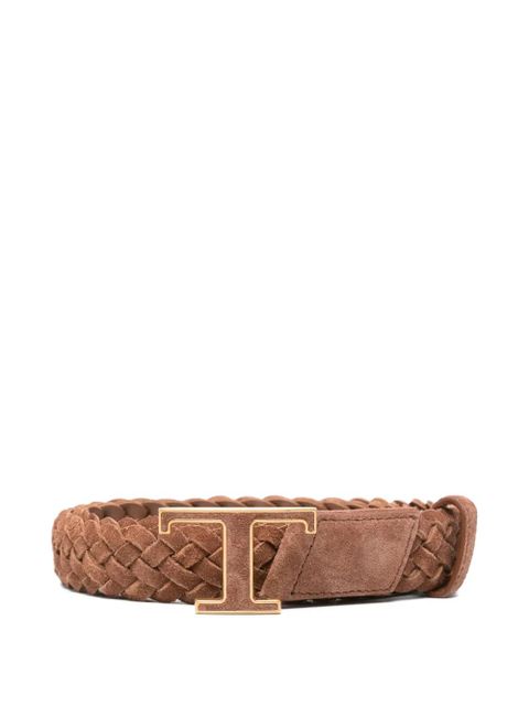 Tod's braided leather belt - Brown - zdjęcie produktu nr 1