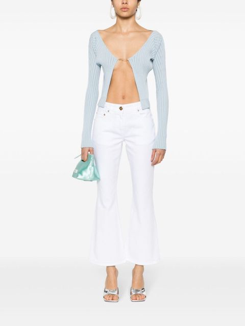 Versace Medusa '95 mid-rise flared jeans - White