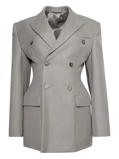 WARDROBE.NYC Contour double-breasted blazer - Grey - zdjęcie produktu nr 1