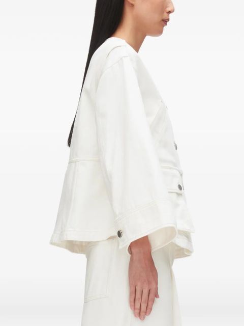 3.1 Phillip Lim buttoned cotton jacket - Neutrals