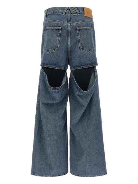 The Attico cut-out jeans - Blue - zdjęcie produktu nr 2