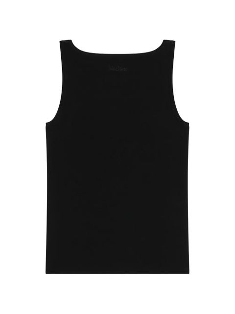 Max Mara ribbed-knit tank top - Black - zdjęcie produktu nr 2