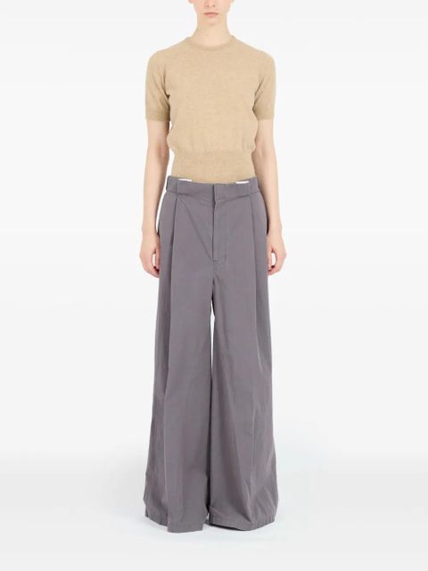 Maison Margiela four-stitch palazzo trousers - Grey - zdjęcie produktu nr 2