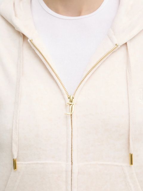 Juicy Couture bluza welurowa ROBERTSON GOLD