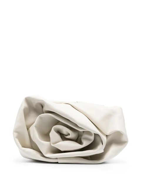 Burberry Rose leather clutch bag - Neutrals - zdjęcie produktu nr 1