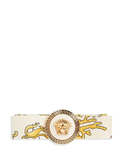 Versace Medusa Head-embossed hair clip - Neutrals