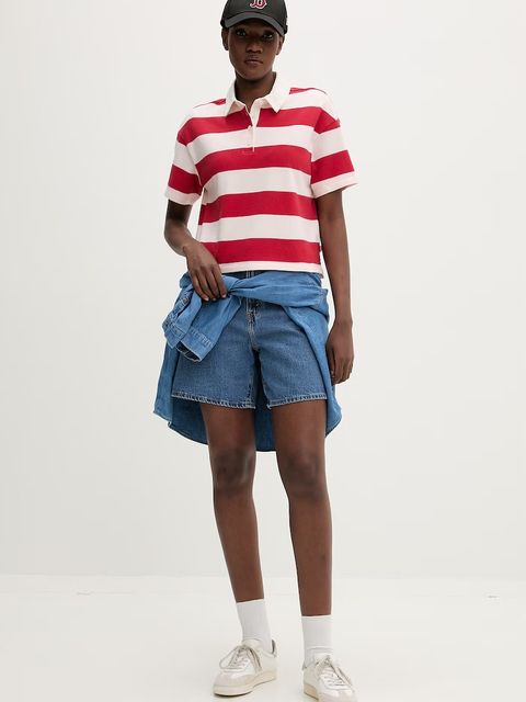 Levi's polo damskie bawełniane ARIES RUBGY - zdjęcie produktu nr 1