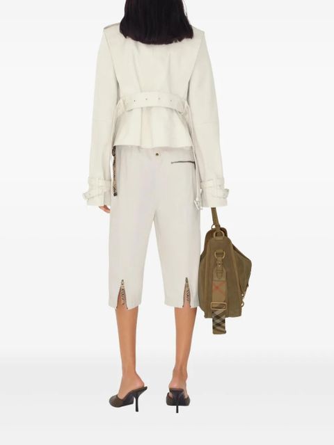 Burberry cotton trench jacket - Neutrals