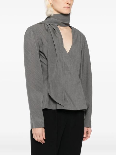 Jacquemus Chale blouse - Grey