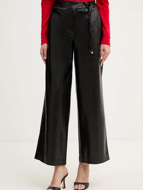 Marciano by Guess spodnie GLADYS damskie kolor czarny proste high waist 5BGB08 7389A - zdjęcie produktu nr 1