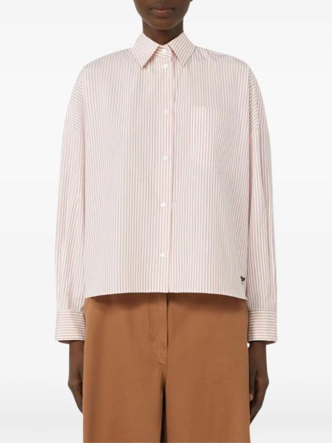 Weekend Max Mara striped pocket shirt - White - zdjęcie produktu nr 2