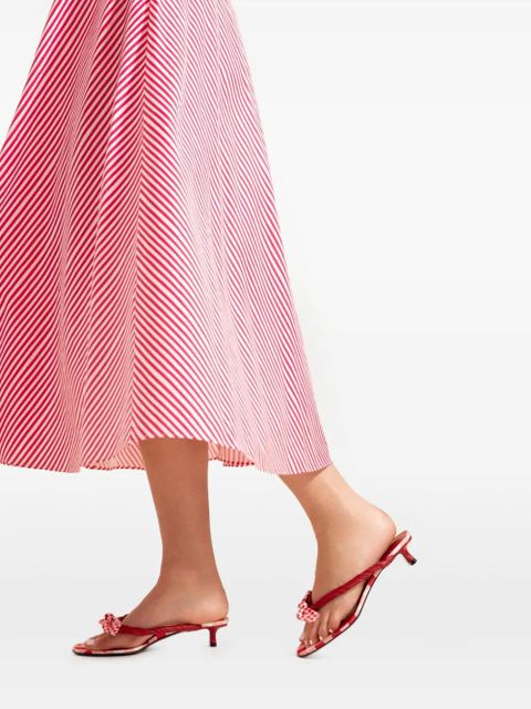Jimmy Choo Liss bow detail sandals - Red - zdjęcie produktu nr 2