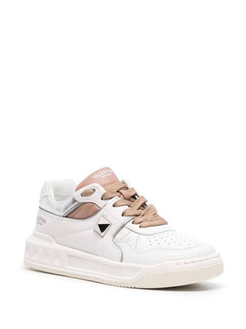Valentino Garavani One Stud leather sneakers - White - zdjęcie produktu nr 2