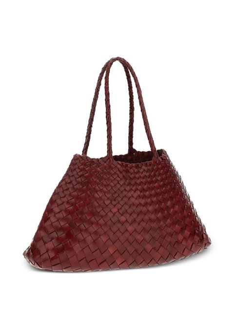 DRAGON DIFFUSION Santa Croce leather tote bag - Red