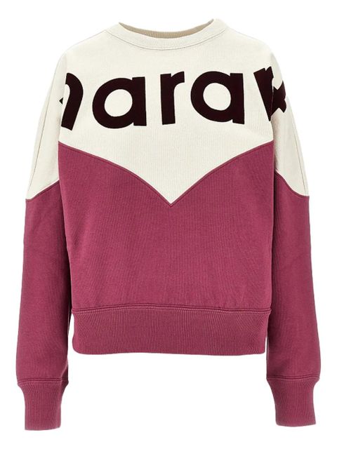 ISABEL MARANT Houston colour-block logo sweatshirt - Neutrals - zdjęcie produktu nr 1