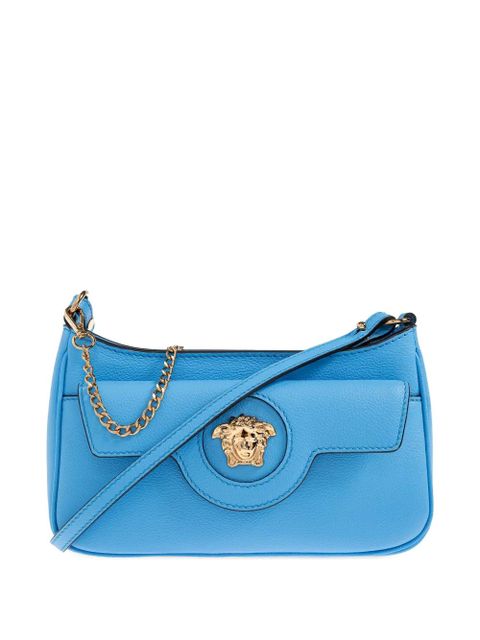 Versace mini La Medusa chain shoulder bag - Blue