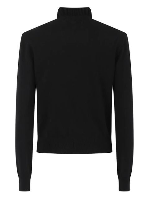 Alexander McQueen ribbed-trim sweater - Black - zdjęcie produktu nr 2