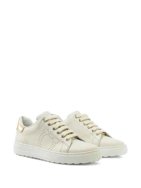 Ferragamo perforated-detail sneakers - Neutrals - zdjęcie produktu nr 2