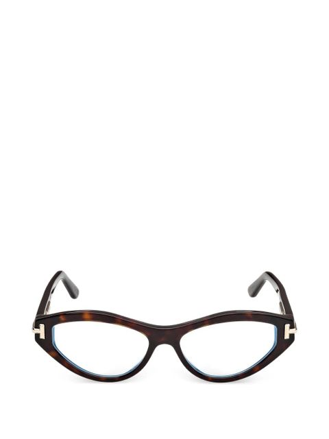 TOM FORD Icon cat-eye glasses - Brown - zdjęcie produktu nr 1