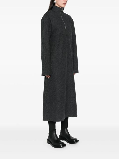 Jil Sander virgin wool midi dress - Grey