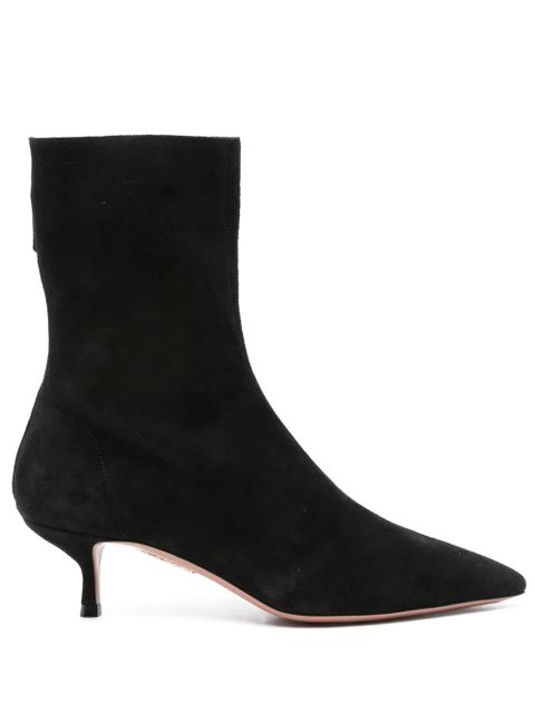 Aquazzura 55mm suede boots - Black - zdjęcie produktu nr 1