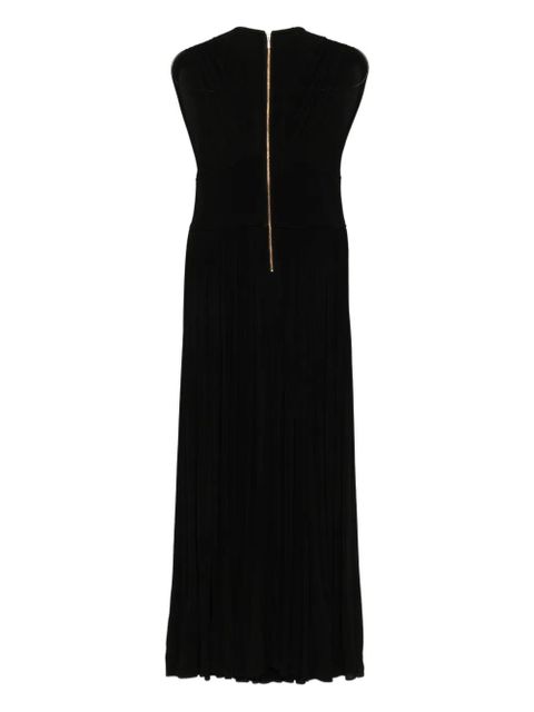 ZIMMERMANN pleated-skirt sleeveless midi dress - Black