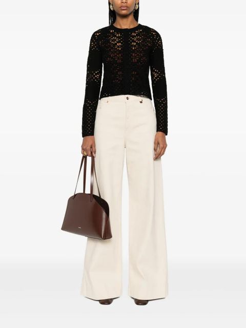 TWINSET open-knit cardigan - Black - zdjęcie produktu nr 2