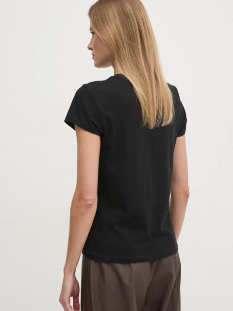 Polo Ralph Lauren t-shirt bawełniany damski kolor czarny 211952901