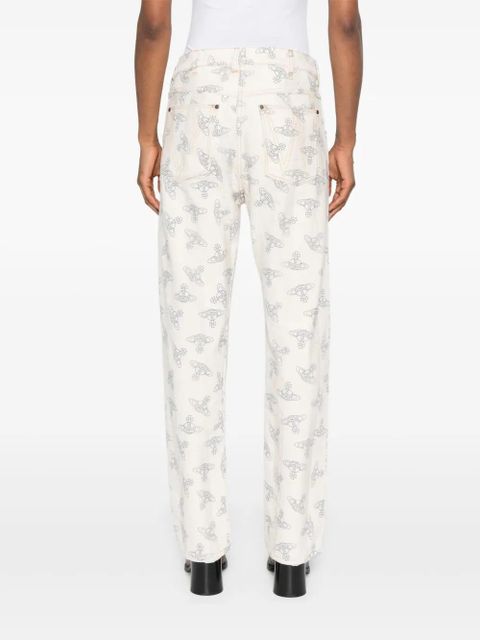 Vivienne Westwood Ranch straight-leg jeans - Neutrals