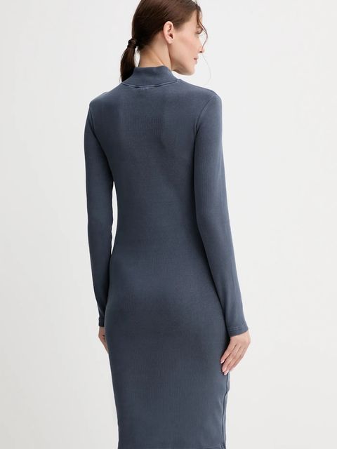 G-Star sukienka kolor szary mini dopasowana D27164.E127