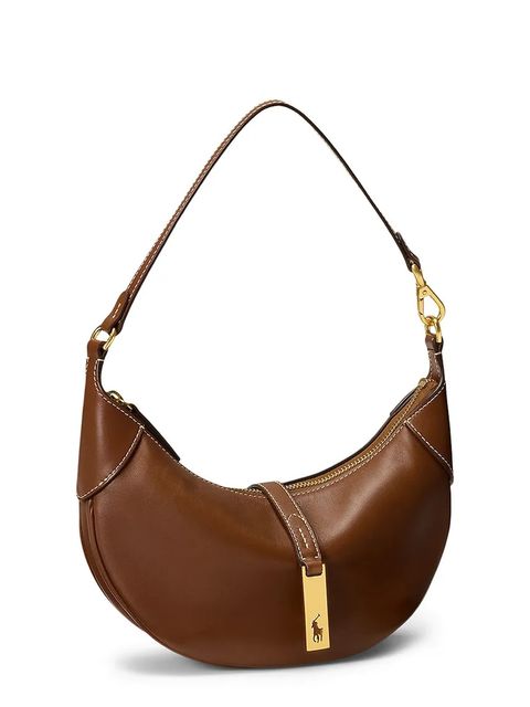 Polo Ralph Lauren torebka skórzana kolor brązowy 428871248 - zdjęcie produktu nr 2