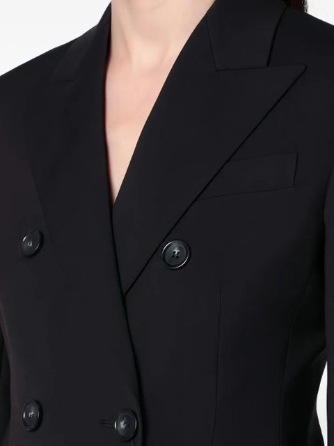 Sportmax double-breasted jacket - Black