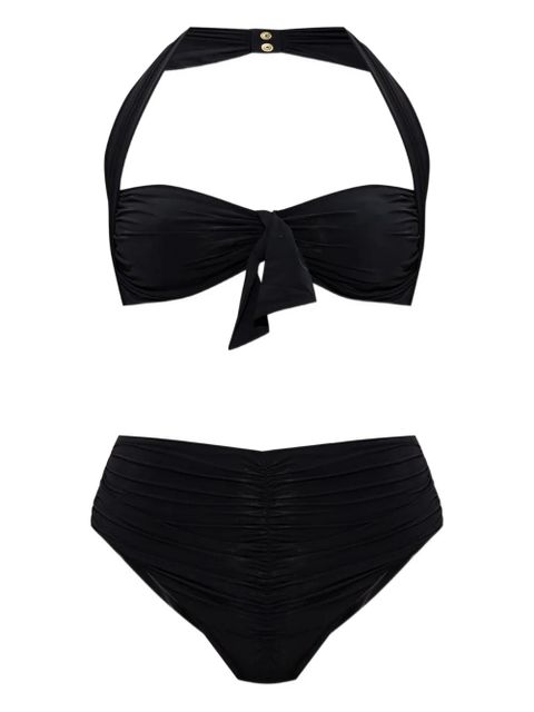 Balmain halterneck ruched bikini - Black - zdjęcie produktu nr 1