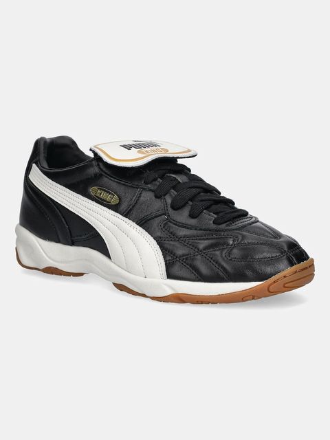 Puma sneakersy skórzane King Indoor kolor czarny 401683 - zdjęcie produktu nr 1