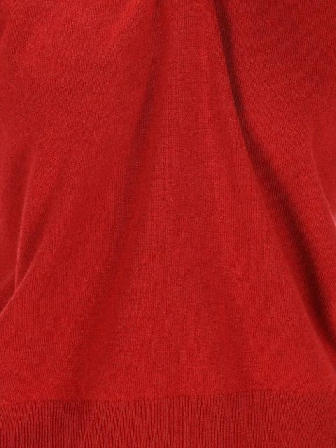 Loro Piana cashmere polo top - Red
