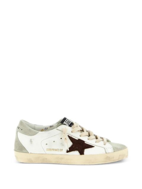 Golden Goose Superstar pony-hair star sneakers - White - zdjęcie produktu nr 1