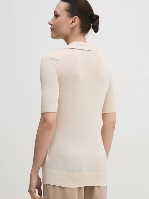 Calvin Klein sweter z domieszką jedwabiu