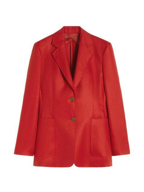 Max Mara single-breasyed blazer - Red - zdjęcie produktu nr 1