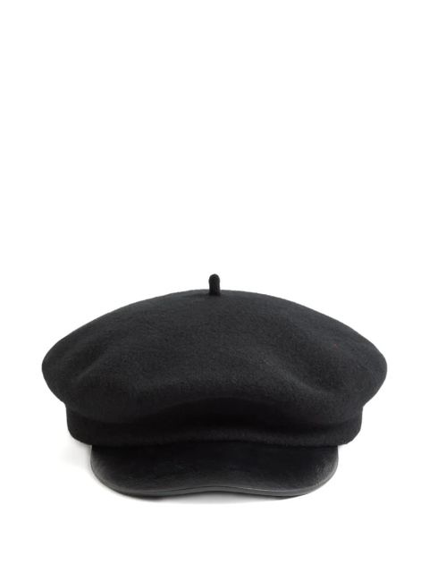 Valentino Garavani Vlogo baker boy cap - Black - zdjęcie produktu nr 1