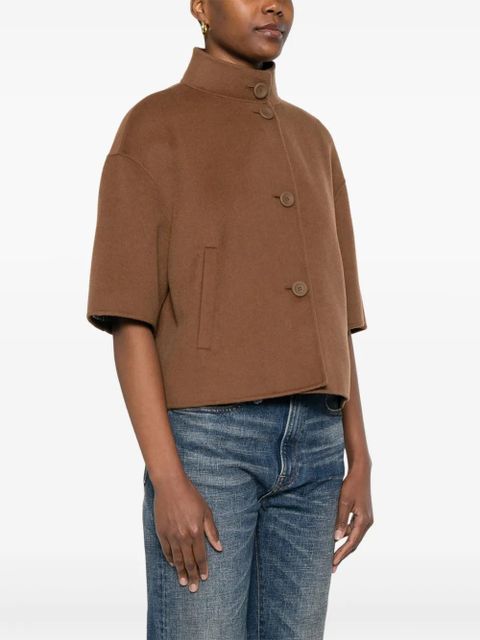 Max Mara cashmere-blend jacket - Brown