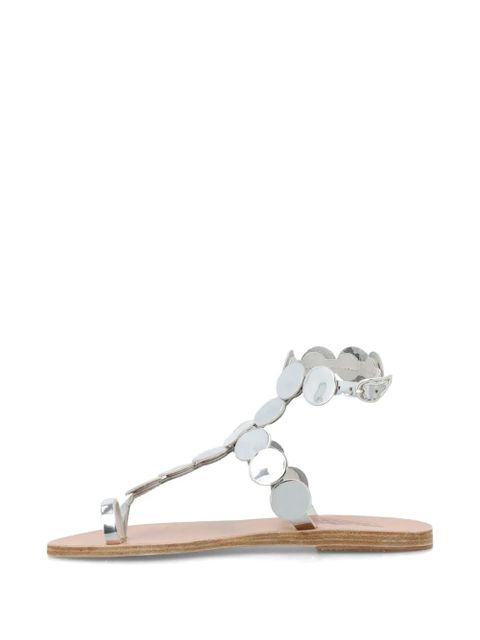 Ancient Greek Sandals Asteras leather sandals - Silver - zdjęcie produktu nr 2