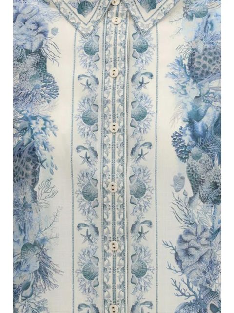 ZIMMERMANN long-sleeve buttoned shirt - Neutrals