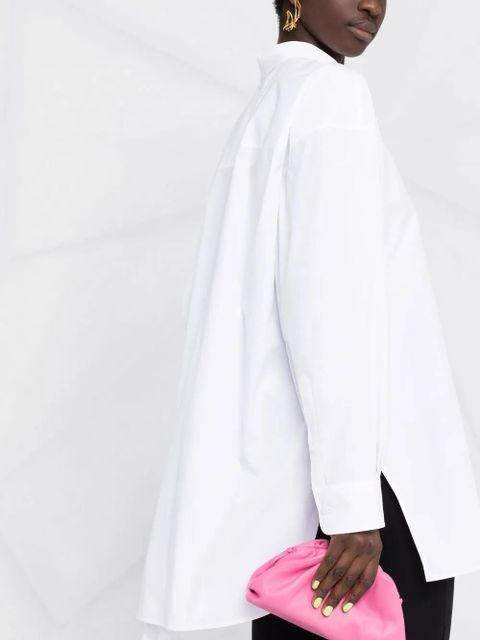 Valentino Garavani cape-style buttoned shirt - White