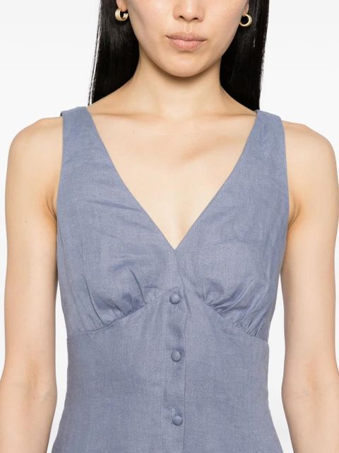 Reformation Sebastien linen dress - Blue