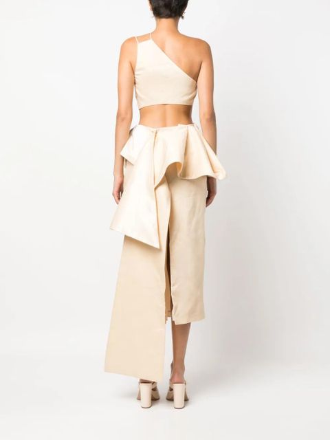 Cult Gaia Maee asymmetric-design dress - Neutrals