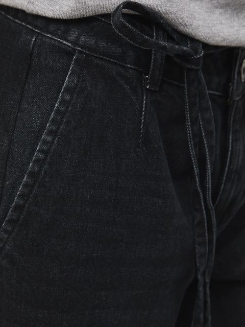 Medicine jeansy bawełniane damskie kolor czarny